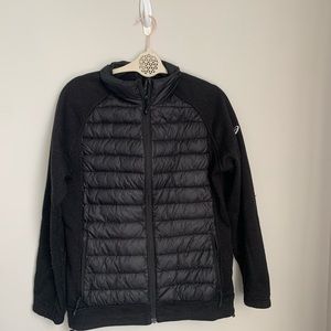 Black ASICS slim fitting jacket